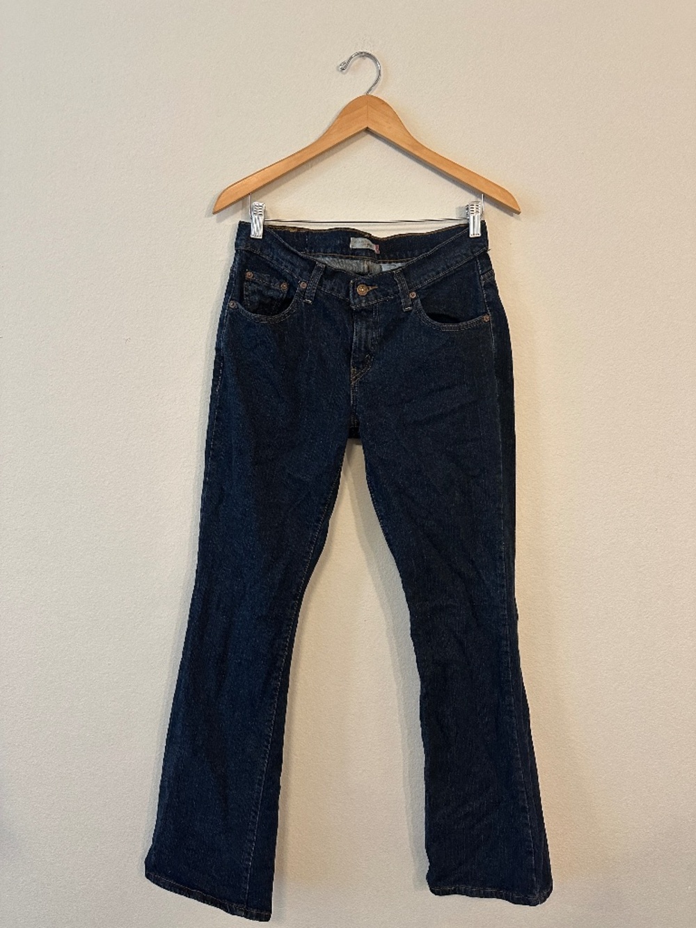 Levi's 529 Curvy Bootcut Jeans Women's 8M Dark Wash Stretch